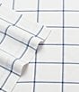 Color:Blue/White - Image 2 - Plot Blue Cotton Percale Sheet Set