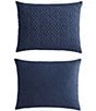 Nautica Point Harbor Navy Embossed Reversible Mini Comforter Set, Color:Navy - Image 7