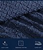 Nautica Point Harbor Navy Embossed Reversible Mini Comforter Set, Color:Navy - Image 8