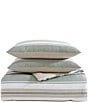 Nautica Prospect Harbor Green Cotton Reversible Comforter and Sham Mini Set, Color:Green - Image 6