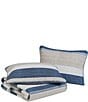 Nautica Ridgeport Reversible Quilt Mini Set, Color:Denim - Image 7