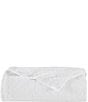 Color:White - Image 1 - Ripple Cove White Organic Cotton Bed Blanket