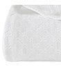 Color:White - Image 2 - Ripple Cove White Organic Cotton Bed Blanket