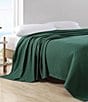 Color:Dark Hunter - Image 2 - Ripple Textured Cove Cotton Dobby Bed Blanket