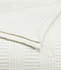 Nautica Rope Stripe Bed Blanket, Color:Deck White - Image 3