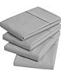 Nautica Solid Cotton Rich Blend 180-Thread Count Fitted Sheet, Color:Grey Haze - Image 7