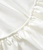 Color:Deck White - Image 3 - Solid Cotton Rich Blend 180-Thread Count Fitted Sheet