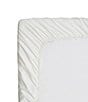 Color:Deck White - Image 6 - Solid Cotton Rich Blend 180-Thread Count Fitted Sheet