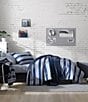 Color:Grey - Image 2 - Thorton Lake Brushed Microfiber Reversible Comforter And Bonus Set