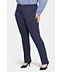 Color:Oxford Navy - Image 3 - NDYJ Plus Size Slim Trouser Pants