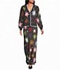 Never Fully Dressed Black Star Printed V-Neck Long Sleeve Button Front Cardigan - Image 3