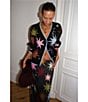 Never Fully Dressed Black Star Printed V-Neck Long Sleeve Button Front Cardigan - Image 6