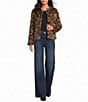 Never Fully Dressed Casablanca Printed Reversible Round Neck Long Sleeve Quilted Coat - Image 3