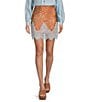 Never Fully Dressed Deer Print Maeva Printed Slip Mini Skirt - Image 1