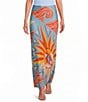 Never Fully Dressed Dorris Dolce Vita Printed Satin Maxi Skirt - Image 1