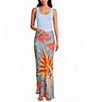 Never Fully Dressed Dorris Dolce Vita Printed Satin Maxi Skirt - Image 3