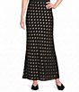 Never Fully Dressed Dorris Gold Fleck Maxi Slip Skirt - Image 1