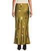 Never Fully Dressed Dorris Mystical Printed Satin Maxi Skirt - Image 2