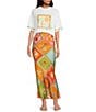 Never Fully Dressed Dorris Soller Multicolored Print Maxi Skirt, Color:Multi - Image 3