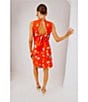 Never Fully Dressed Ioana Shell Print Square Neck Sleeveless Mini Dress, Color:Red - Image 5