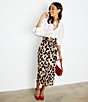 Never Fully Dressed Jaspre Leopard Print Wrap Midi Skirt, Color:Leopard - Image 7
