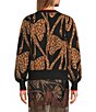 Never Fully Dressed Leopard Bow Printed V-Neck Long Sleeve Cardigan - Image 2