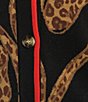 Never Fully Dressed Leopard Bow Printed V-Neck Long Sleeve Cardigan - Image 4