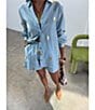 Never Fully Dressed Miley Sun Printed Collared Long Sleeve Button Front Coordinating Shirt - Image 5