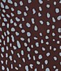 Never Fully Dressed Plus Size Aria Chocolate Deer Print Round Neck Long Sleeve Mesh Maxi Dress - Image 3