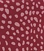 Never Fully Dressed Plus Size Burgundy Deer Printed Round Neck Long Sleeve Mesh Top - Image 3
