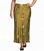 Never Fully Dressed Plus Size Dorris Mystical Printed Satin Maxi Skirt - Image 1
