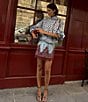 Never Fully Dressed Plus Size Maeva Deer Printed Lace Hem Mini Skirt - Image 5
