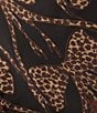 Never Fully Dressed Plus Size Maeva Leopard Bow Printed Lace Hem Mini Skirt - Image 3