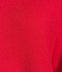 Never Fully Dressed Round Neck Long Sleeve Feather Cuff Coordinating Sweater - Image 4