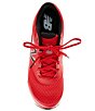 Color:Team Red/Black/Silver Metallic - Image 5 - Boys' 680 V6 Leather And Mesh Lace-Up Running Shoes (Youth)