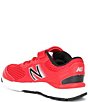 Color:Team Red/Black/Silver Metallic - Image 3 - Boys' 680 V6 Leather And Mesh Running Shoes (Toddler)