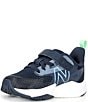 New Balance Boys' Rave Run V2 Hook-and-Loop Running Shoes (Infant), Color:Navy/Electric Sky/Sweetgrass - Image 4