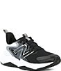 New Balance Boys' Rave Run V2 Lace Up Running Shoes (Youth), Color:Black/White - Image 1
