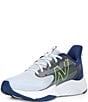 New Balance Boys' Rave Run V2 Lace Up Running Shoes (Youth), Color:Granite/Inkwell/Pixel Green - Image 4