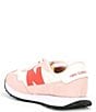 Color:Oyster Pink/Mars Red - Image 3 - Girls' 237 Bungee Sneakers (Toddler)