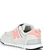 New Balance Girls' 574 Hook-and-Loop Sneakers (Infant) - Image 3