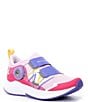 Color:Light Raspberry/Hi-pink/Electric Indigo - Image 1 - Girls' DynaSoft Reveal V4 BOA Running Shoes (Toddler)