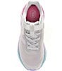 New Balance Girls' Fresh Foam Arishi V4 Hook-and-Loop Running Shoes (Youth), Color:New Grey Matter/Mid Century Pink/Lilac Glo - Image 5