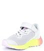 Color:Light Aluminum/Cyber Lilac/Neon Pink - Image 4 - Girls' Fresh Foam Arishi V4 Running Shoes (Toddler)