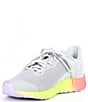 Color:Light Aluminum/Cyper Lilac/Neon Pink - Image 4 - Girls' Fresh Foam Arishi V4 Running Shoes (Youth)