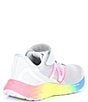 Color:Light Aluminum/Cyber Lilac/Neon Pink - Image 2 - Girls' Fresh Foam Arishi V4 Alternative Closure Running Shoes (Youth)