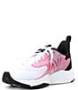Color:White/Real Pink/Black - Image 4 - Girls' Rave Run V2 Running Shoes (Youth)