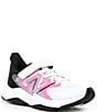 Color:White/Real Pink/Black - Image 1 - Girls' Rave Run V2 Running Sneakers (Youth)
