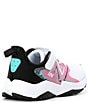 Color:White/Real Pink/Black - Image 2 - Girls' Rave Run V2 Running Sneakers (Youth)