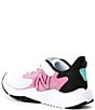 Color:White/Real Pink/Black - Image 3 - Girls' Rave Run V2 Running Sneakers (Youth)